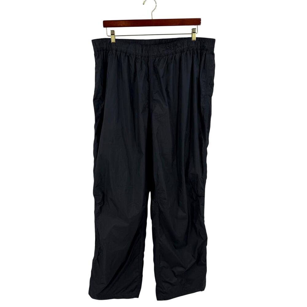 Columbia Mens Omni Tech Windbreaker Pants Size 4XL Black Nylon Outerwear